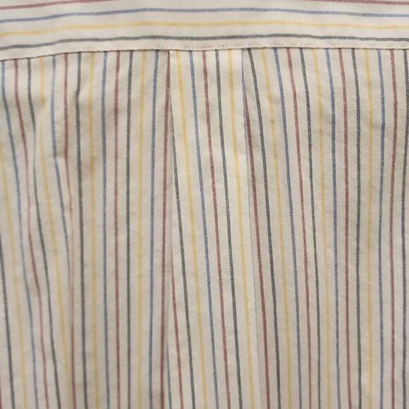 Chaps Men's Multicolor Striped Long Sleeve Button Down Shirt Size 32/33 - Picture 7 of 13